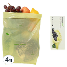 락앤락 스마트킵 프레쉬 항균백, 중(M), 6개입, 4개