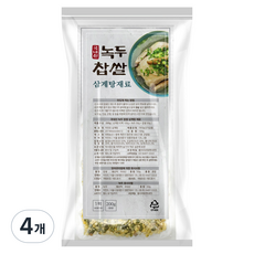 自然草 綠豆糯米蔘雞湯材料, 200g, 4個