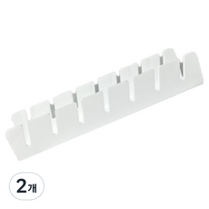 壓克力帽子整理架, 白色, 2個