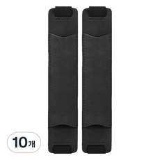 미소로운 다이어리 북밴드 펜홀더 18 x 3.5 cm, 블랙, 10개