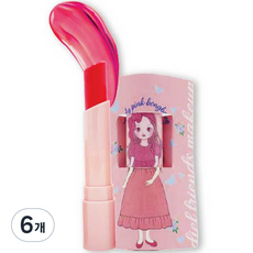 디엘프렌즈 어린이 립틴트밤, 쥬디핑크봉봉, 6개