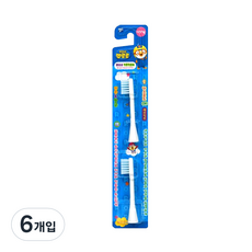 Pororo 兒童電動牙刷刷頭, 藍色, 6個