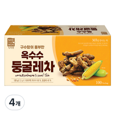 녹차원 옥수수 둥굴레차, 1.2g, 100개입, 4개