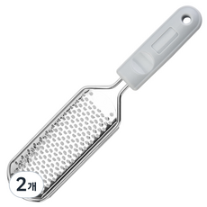 Market Ring 多功能腳部去角質器 2型 灰色, 200g, 2個, 1入