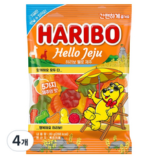 하리보 헬로 제주 젤리, 80g, 4개