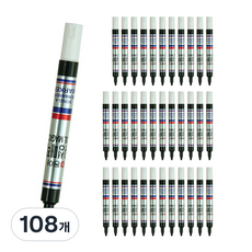 DONG-A 油性麥克筆 圓頭, 黑色的, 108