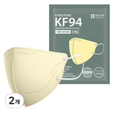 리벤스 에버퓨어 새부리형 KF94 황사 방역 마스크 대형 KF94, 5개입, 2개, 베이지