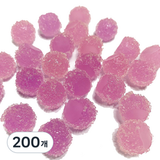데코덴 알사탕 크런치 슬라임 재료, 200개, 퍼플