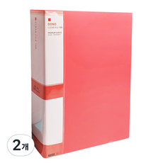 투코비 도노 클리어화일 A4 100매, 2개, 핑크