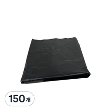 大型分類回收平口袋 黑色, 100L, 150個