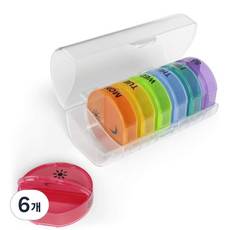 ezydose 7日 2格 分隔型藥盒 70310, 6個