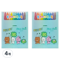 ibis 滑動式色鉛筆, 4個, 12色