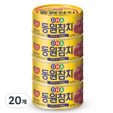 동원참치 DHA 통조림, 150g, 20개