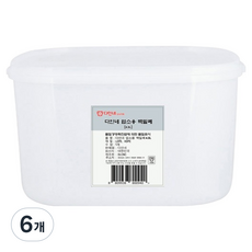 다인네 업소용 백밀폐통, 6개, 4.5L