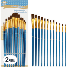 Cithonic壓克力直角刷 12種組, 2組, 12種