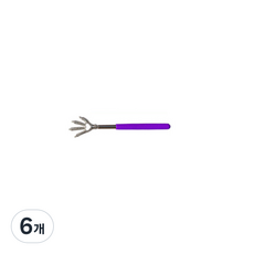 COOLATHOME 늘어나는 휴대용 길이조절 닭발 효자손, 퍼플, 6개