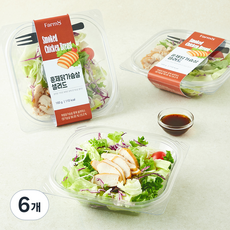 팜에이트 훈제닭가슴살 샐러드, 160g, 6개