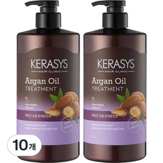 KERASYS 椰子/摩洛哥堅果油護髮素 1L*2個 摩洛哥堅果油, 1L, 10個