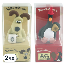 PINKFOOT 酷狗寶貝公仔削鉛筆機2件組, 混合色, 2套