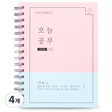 리훈 오늘공부 스프링 공시생용 6개월용 스터디플래너, 핑크, 4개