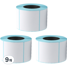 Khohimo 條碼打印機用感熱標籤紙 3W091 750p, 9個