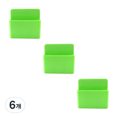 앤티스 라인리베 보드마커 자석 홀더, 그린, 6개