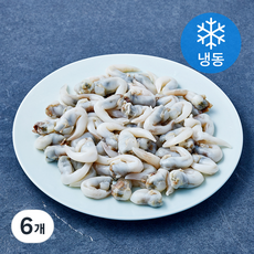 고고새우 손질 다용도 활용만점 자숙 새조개살 미역국 / 짬뽕 / 샤브샤브 (냉동), 6개, 500g