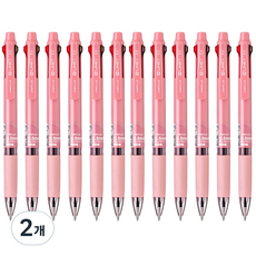 Lineplus M3 3色原子筆 0.5mm 12入, 珊瑚色, 2個