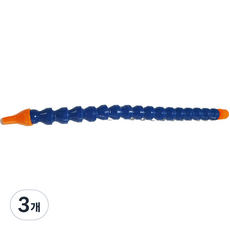 PVC 사출 자바라호스 절삭유 공급노즐 16마디 원형노즐 1/2 x 400mm, 3개