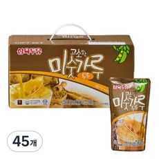 삼육두유 고소한 미숫가루 두유 파우치, 190ml, 45개