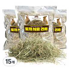 Liapet 토끼 사료 건초, 200g, 15개