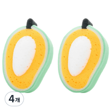 Runeon 芒果清潔海綿, 4個