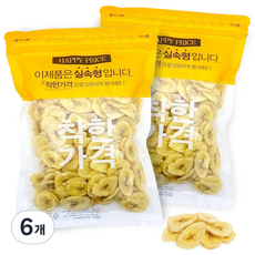 Nuts Factory 香蕉脆片, 6袋, 400g