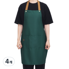 cofv 可調節長度多用途生活防水圍裙, 綠色, 4個