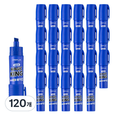 Lineplus 魔法筆 7~8mm 大容量油性麥克筆, 藍色, 120件