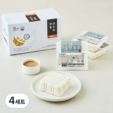 한둘 연두부 125g x 6개입 + 참깨소스 9g x 6개입 세트, 4세트
