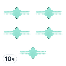 GOODIE FOODIE 門訪問門鎖防門縫矽膠套, 10個, 薄荷綠