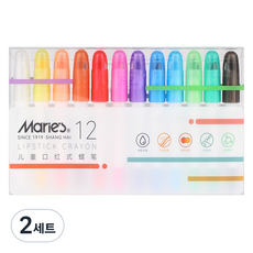 西娜藝術 唇膏蠟筆, 2套, 12色