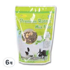 서울아쿠아룸 프리미엄 래빗 믹스푸드, 1.5kg, 6개