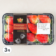 부성 킹스베리 딸기, 550g, 3개