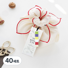 hello moris 中秋節線條吊牌組, 40套, 混合色