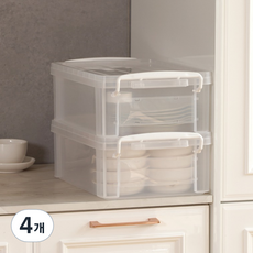 lifist Nple 收納箱, 透明, 4個