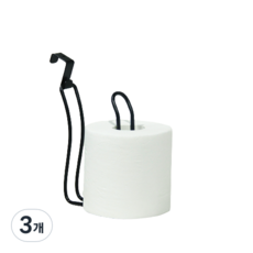 Sae Rogreen衛生紙衛生紙架 機型, 3個, 黑色