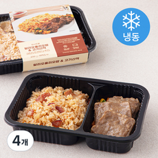 마시뜨랑 알리오올리오밥 & 고기산적 (냉동), 250g, 4개