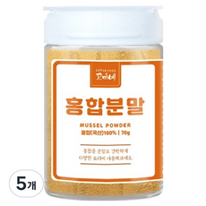 고미네 홍합분말, 70g, 5개