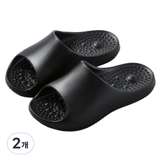 Daybyday 足弓支撐指壓拖鞋 230, 黑色, 2個