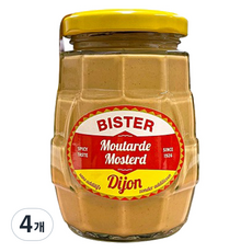 비스터 디종 머스터드, 4개, 250g