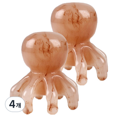 章魚刮痧按摩梳 大, 單一顏色, 4個