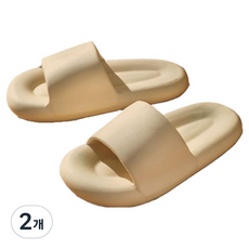 Misoroun 室內拖鞋, 2個, 卡其色