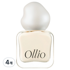 Ollio 체리시 네일 폴리쉬, 새틴 펄, 9ml, 4개